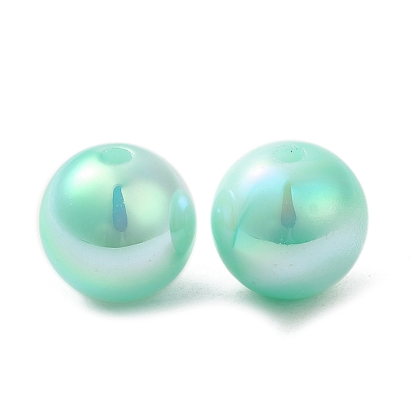 PandaHall Iridescent ABS Plastic Beads, Round, Aquamarine, 12x11.5mm, Hole: 2mm ABS Plastic Round Green
PandaHall Iridescent ABS Plastic Beads, Round, Aquamarine, 12x11.5mm, Hole: 2mm ABS Plastic Round Green