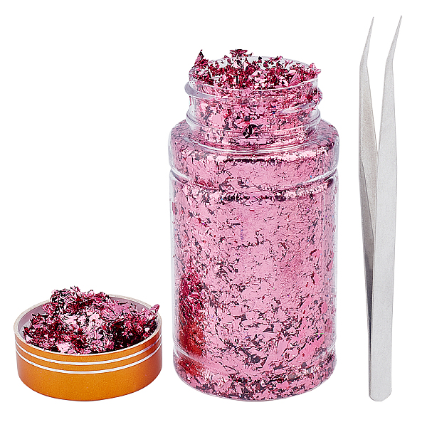 PandaHall GORGECRAFT Nail Art Foil Flakes, Pearl Pink Foil Nail Art Chip Glitter Metallic Foil Flakes with Tweezers for Resin Jewelry Nail...
PandaHall GORGECRAFT Nail Art Foil Flakes, Pearl Pink Foil Nail Art Chip Glitter Metallic Foil Flakes with Tweezers for Resin Jewelry Nail...