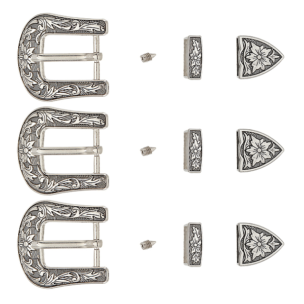 PandaHall OLYCRAFT 3 Sets Alloy Belt Buckle Set Cowboy Replacement Buckles Vintage Design Belt Buckle Antique Silver Belt Decoration for...
PandaHall OLYCRAFT 3 Sets Alloy Belt Buckle Set Cowboy Replacement Buckles Vintage Design Belt Buckle Antique Silver Belt Decoration for...