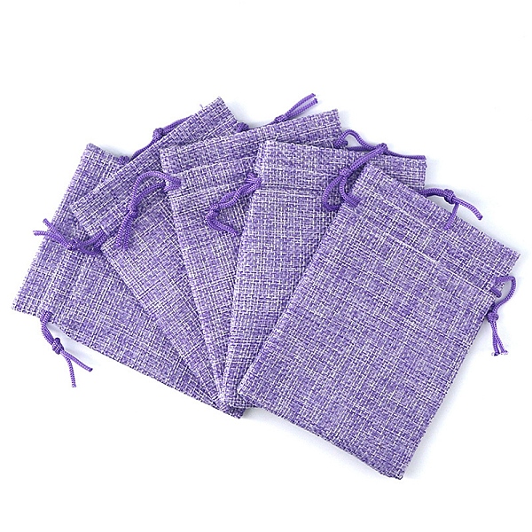 PandaHall Rectangle Burlap Storage Bags, Drawstring Pouches Packaging Bag, Medium Purple, 12x9cm Burlap Rectangle
PandaHall Rectangle Burlap Storage Bags, Drawstring Pouches Packaging Bag, Medium Purple, 12x9cm Burlap Rectangle