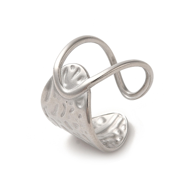 PandaHall 304 Stainless Steel Open Cuff Ring, Stainless Steel Color, Inner Diameter: 16.6mm 304 Stainless Steel Ring
PandaHall 304 Stainless Steel Open Cuff Ring, Stainless Steel Color, Inner Diameter: 16.6mm 304 Stainless Steel Ring