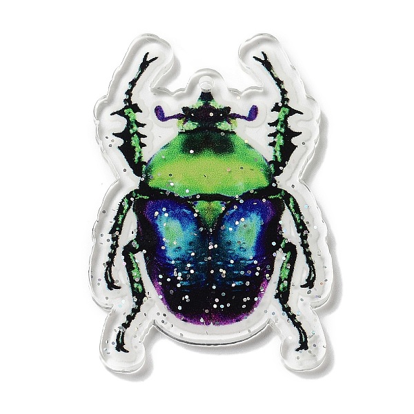 PandaHall Acrylic Pendants, Beetle, Marine Blue, 46.5x31.5x2.5mm, Hole: 1mm Acrylic Ladybug
PandaHall Acrylic Pendants, Beetle, Marine Blue, 46.5x31.5x2.5mm, Hole: 1mm Acrylic Ladybug