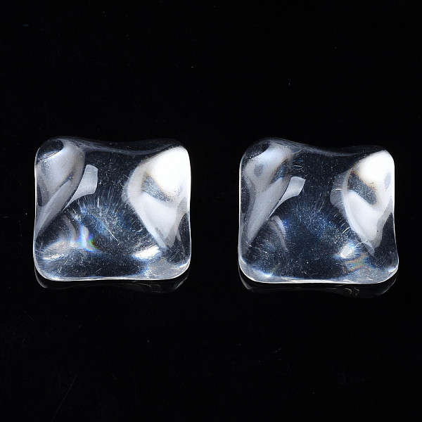 PandaHall Transparent Resin Cabochons, Water Ripple Cabochons, Square, Clear, 16x16x8.5~9mm Resin Square Clear
PandaHall Transparent Resin Cabochons, Water Ripple Cabochons, Square, Clear, 16x16x8.5~9mm Resin Square Clear
