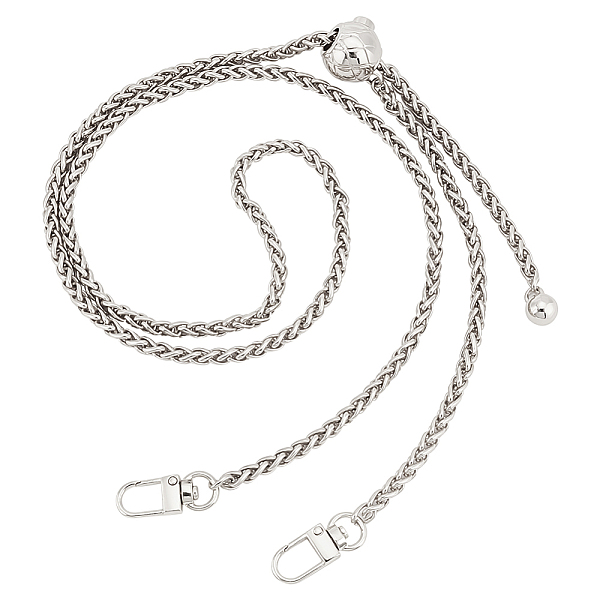 PandaHall WADORN Metal Purse Chain Strap, 49.6 Inch Adjustable Shoulder Chain Strap Replacement Women Crossbody Bag Chain with Ball Bead...
PandaHall WADORN Metal Purse Chain Strap, 49.6 Inch Adjustable Shoulder Chain Strap Replacement Women Crossbody Bag Chain with Ball Bead...