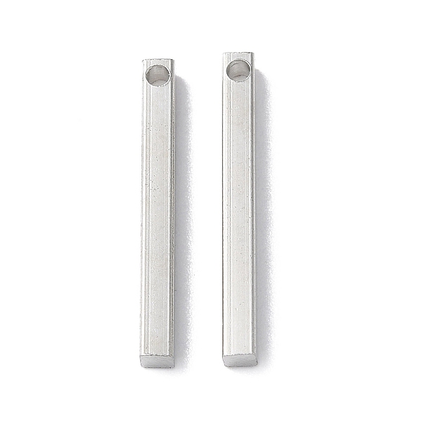 PandaHall Brass Pendants, Rectangle, Platinum, 20x2x2mm, Hole: 1.2mm Brass Rectangle
PandaHall Brass Pendants, Rectangle, Platinum, 20x2x2mm, Hole: 1.2mm Brass Rectangle