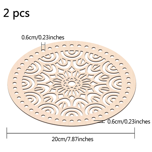 PandaHall GLOBLELAND 2pcs Basswood Bag Accessories Simple Style Natural Wooden Crochet Basket Base Spring Flower Bud Pattern for DIY Home..., Orange
PandaHall GLOBLELAND 2pcs Basswood Bag Accessories Simple Style Natural Wooden Crochet Basket Base Spring Flower Bud Pattern for DIY Home..., Orange