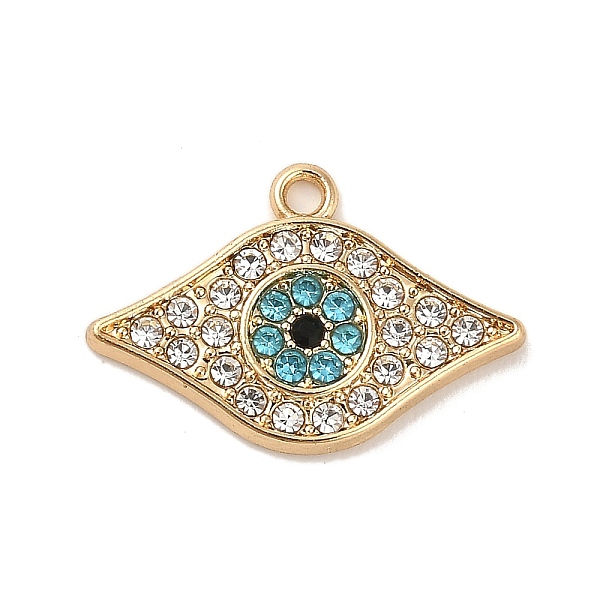PandaHall Alloy Pendants, with Rhinestone, Long-Lasting Plated, Evil Eye, Golden, 14x21x2mm, Hole: 1.5mm Acrylic+Rhinestone Evil Eye..., Multicolor
PandaHall Alloy Pendants, with Rhinestone, Long-Lasting Plated, Evil Eye, Golden, 14x21x2mm, Hole: 1.5mm Acrylic+Rhinestone Evil Eye..., Multicolor