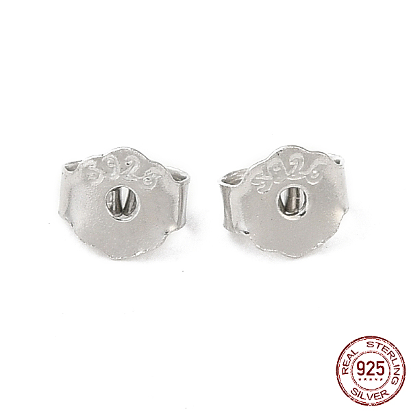 PandaHall Rhodium Plated 925 Sterling Silver Friction Ear Nuts, Butterfly Earring Backs for Post Earrings, with S925 Stamp, Real Platinum...
PandaHall Rhodium Plated 925 Sterling Silver Friction Ear Nuts, Butterfly Earring Backs for Post Earrings, with S925 Stamp, Real Platinum...