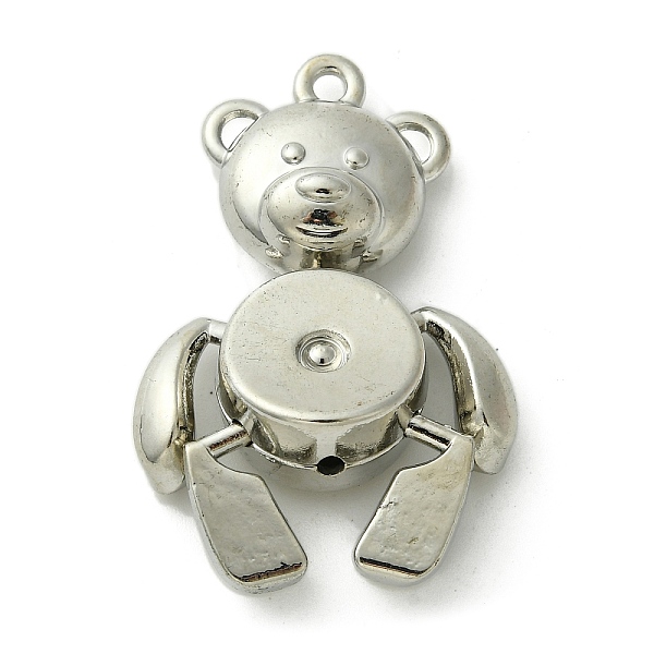 PandaHall Tibetan Style Alloy Pendants, Bear, Stainless Steel Color, 44x28x10.5mm, Hole: 2.5mm Alloy Bear
PandaHall Tibetan Style Alloy Pendants, Bear, Stainless Steel Color, 44x28x10.5mm, Hole: 2.5mm Alloy Bear