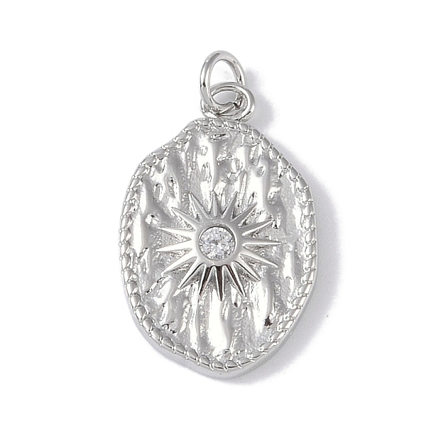 PandaHall Brass Micro Pave Cubic Zirconia Pendants, with Jump Rings, Cadmium Free & Lead Free, Long-Lasting Plated, Sun, Platinum, 23x15x3mm..., Clear
PandaHall Brass Micro Pave Cubic Zirconia Pendants, with Jump Rings, Cadmium Free & Lead Free, Long-Lasting Plated, Sun, Platinum, 23x15x3mm..., Clear