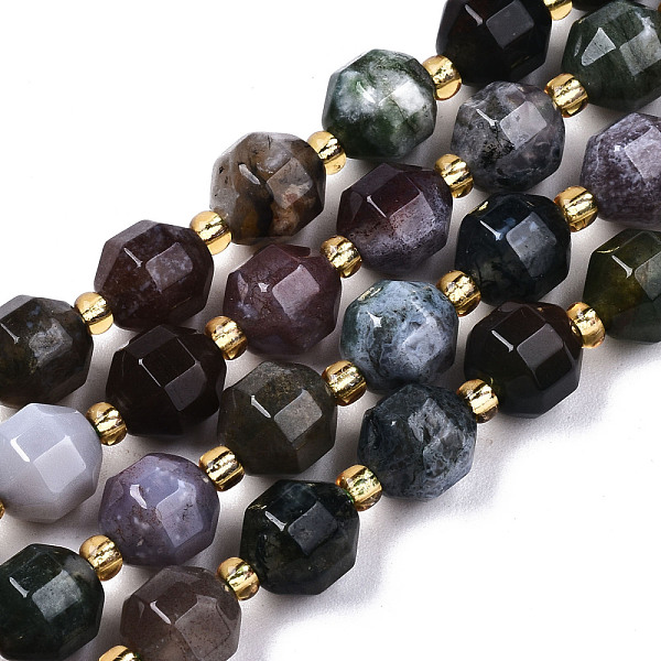 PandaHall Natural Indian Agate Beads Strands, Faceted, Round, 8x7.5mm, Hole: 1.2mm, Beads: 3x2mm, about 38pcs/strand, 15.35 inch(39cm)...
PandaHall Natural Indian Agate Beads Strands, Faceted, Round, 8x7.5mm, Hole: 1.2mm, Beads: 3x2mm, about 38pcs/strand, 15.35 inch(39cm)...