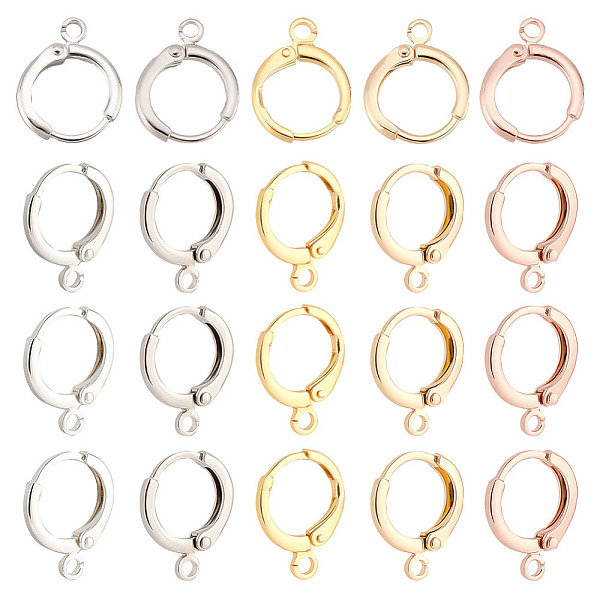 PandaHall ARRICRAFT 20Pcs 5 Colors Brass Huggie Hoop Earring Findings, with Horizontal Loops, Mixed Color, 14x11.5x3mm, Hole: 1.6mm, Pin...
PandaHall ARRICRAFT 20Pcs 5 Colors Brass Huggie Hoop Earring Findings, with Horizontal Loops, Mixed Color, 14x11.5x3mm, Hole: 1.6mm, Pin...