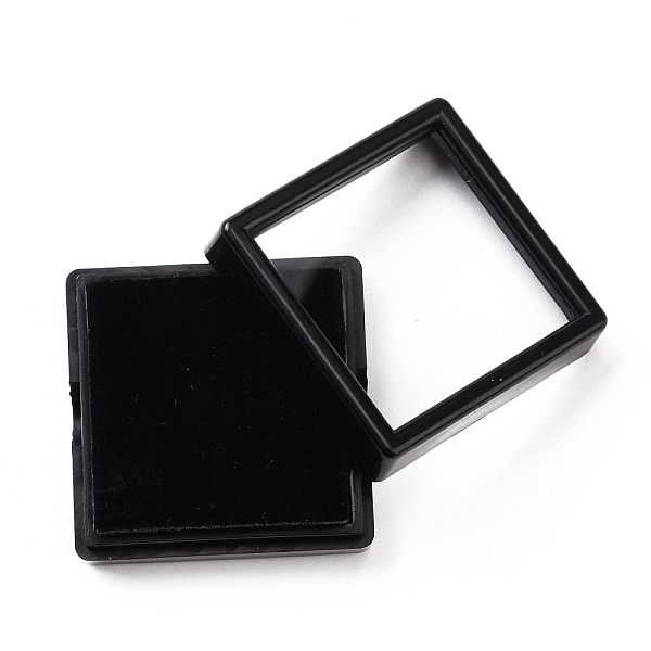PandaHall Square Plastic Diamond Presentation Boxes, Small Jewelry Show Cases, with Clear Acrylic Windows and Sponge Mat Inside, Black...
PandaHall Square Plastic Diamond Presentation Boxes, Small Jewelry Show Cases, with Clear Acrylic Windows and Sponge Mat Inside, Black...