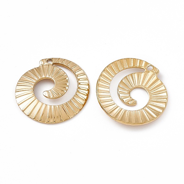 PandaHall Ion Plating(IP) 304 Stainless Steel Pendants, Mosquito Coil Charm, Real 18K Gold Plated, 22x21x2mm, Hole: 1.4mm 304 Stainless...
PandaHall Ion Plating(IP) 304 Stainless Steel Pendants, Mosquito Coil Charm, Real 18K Gold Plated, 22x21x2mm, Hole: 1.4mm 304 Stainless...