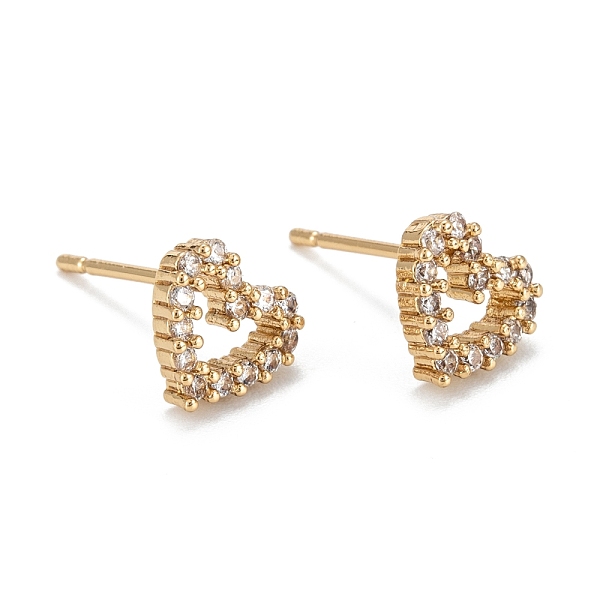 PandaHall Heart Sparkling Cubic Zirconia Stud Earrings for Girl Women, Lead Free & Nickel Free & Cadmium Free, Brass Micro Pave Cubic...
PandaHall Heart Sparkling Cubic Zirconia Stud Earrings for Girl Women, Lead Free & Nickel Free & Cadmium Free, Brass Micro Pave Cubic...