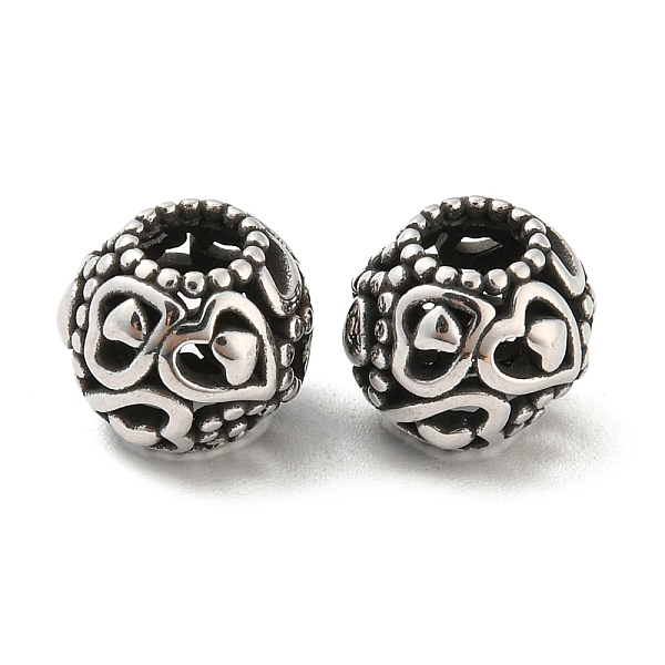 PandaHall 316 Surgical Stainless Steel Beads, Heart, Antique Silver, 10.5x9mm, Hole: 4mm 316 Surgical Stainless Steel Heart
PandaHall 316 Surgical Stainless Steel Beads, Heart, Antique Silver, 10.5x9mm, Hole: 4mm 316 Surgical Stainless Steel Heart