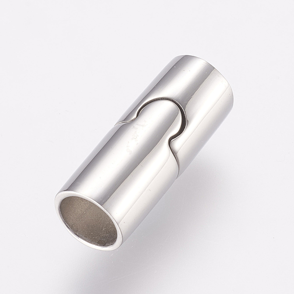 PandaHall 304 Stainless Steel Magnetic Clasps with Glue-in Ends, Column, Stainless Steel Color, 20mm, Hole: 6mm 304 Stainless Steel Column
PandaHall 304 Stainless Steel Magnetic Clasps with Glue-in Ends, Column, Stainless Steel Color, 20mm, Hole: 6mm 304 Stainless Steel Column