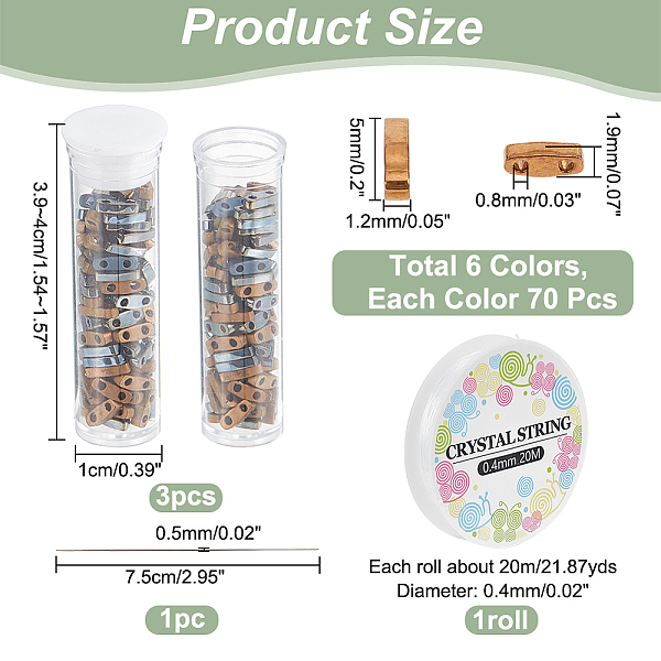 PandaHall DIY Tile Bracelet Making Kit, Including MIYUKI TILA Seed Beads, Beading Needles, Elastic Thread, Mixed Color, Beads: 5x1.2x1.9mm..., Multicolor
PandaHall DIY Tile Bracelet Making Kit, Including MIYUKI TILA Seed Beads, Beading Needles, Elastic Thread, Mixed Color, Beads: 5x1.2x1.9mm..., Multicolor