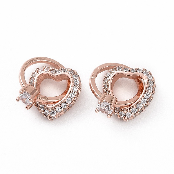 PandaHall Brass Micro Pave Clear Cubic Zirconia Pendants, Heart with Ring Charms, Rose Gold, 17mm, Hole: 8mm Brass+Cubic Zirconia Heart...
PandaHall Brass Micro Pave Clear Cubic Zirconia Pendants, Heart with Ring Charms, Rose Gold, 17mm, Hole: 8mm Brass+Cubic Zirconia Heart...