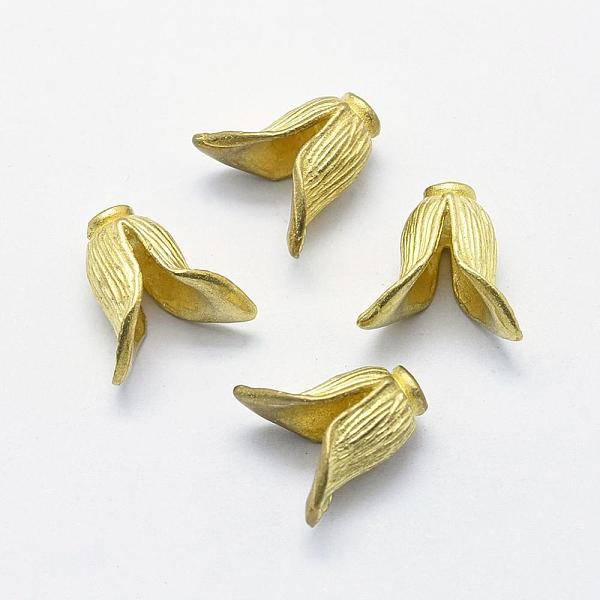 PandaHall Brass Bead Caps, Lead Free & Cadmium Free & Nickel Free, 2-Petal, Flower, Raw(Unplated), 13.5x8x13.5mm, Hole: 2.5mm Brass
PandaHall Brass Bead Caps, Lead Free & Cadmium Free & Nickel Free, 2-Petal, Flower, Raw(Unplated), 13.5x8x13.5mm, Hole: 2.5mm Brass