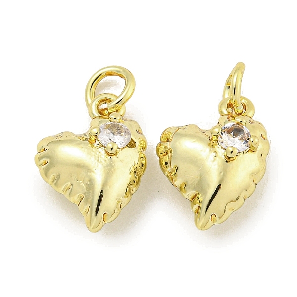 PandaHall Rack Plating Brass Micro Pave Clear Cubic Zirconia Charms, with Jump Rings, Cadmium Free & Lead Free, Long-Lasting Plated, Heart...
PandaHall Rack Plating Brass Micro Pave Clear Cubic Zirconia Charms, with Jump Rings, Cadmium Free & Lead Free, Long-Lasting Plated, Heart...
