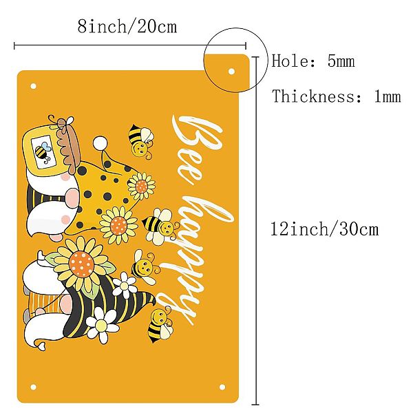 PandaHall CREATCABIN Bee Happy Metal Tin Signs Vintage Iron Painting Retro Dwarfs Tin Sign Garden Wall Art Plaque Poster for Home Kitchen...
PandaHall CREATCABIN Bee Happy Metal Tin Signs Vintage Iron Painting Retro Dwarfs Tin Sign Garden Wall Art Plaque Poster for Home Kitchen...
