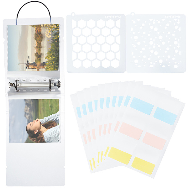 PandaHall CRASPIRE Square PVC Loose Leaf Binder Postcard Phote Album with 50 Pockets Transparent Sleeve Protectors Sets, with PET Waterproof..., Multicolor
PandaHall CRASPIRE Square PVC Loose Leaf Binder Postcard Phote Album with 50 Pockets Transparent Sleeve Protectors Sets, with PET Waterproof..., Multicolor