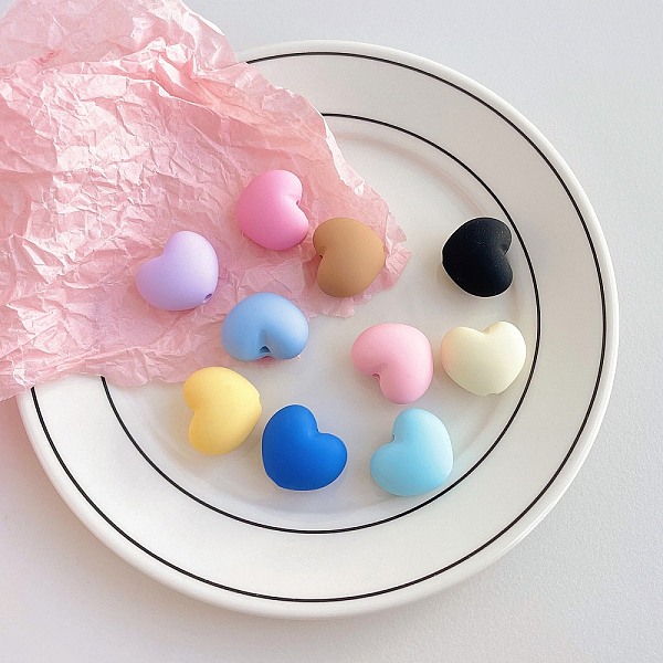 PandaHall Opaque Acrylic Bead, Heart, Mixed Color, 18.8x22.3x15.6mm, Hole: 3mm Acrylic Heart Multicolor
PandaHall Opaque Acrylic Bead, Heart, Mixed Color, 18.8x22.3x15.6mm, Hole: 3mm Acrylic Heart Multicolor