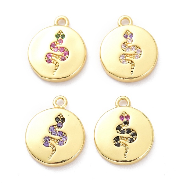 PandaHall Brass Micro Pave Cubic Zirconia Pendants, Flat Round with Snake, Mixed Color, 11.5x9.5x1.5mm, Hole: 1mm Brass+Cubic Zirconia Flat..., Multicolor
PandaHall Brass Micro Pave Cubic Zirconia Pendants, Flat Round with Snake, Mixed Color, 11.5x9.5x1.5mm, Hole: 1mm Brass+Cubic Zirconia Flat..., Multicolor