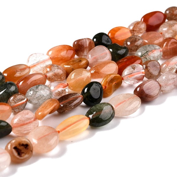 PandaHall Natural Rutilated Quartz Beads Strands, Nuggets, Tumbled Stone, 8~11x7.5~9x4.5~7mm, Hole: 0.8mm, about 42pcs/strand, 15.94''...
PandaHall Natural Rutilated Quartz Beads Strands, Nuggets, Tumbled Stone, 8~11x7.5~9x4.5~7mm, Hole: 0.8mm, about 42pcs/strand, 15.94''...