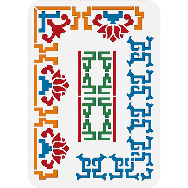 PandaHall Plastic Drawing Painting Stencils Templates, for Painting on Scrapbook Fabric Tiles Floor Furniture Wood, Rectangle, Floral...
PandaHall Plastic Drawing Painting Stencils Templates, for Painting on Scrapbook Fabric Tiles Floor Furniture Wood, Rectangle, Floral...