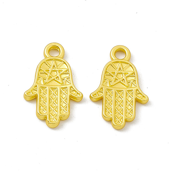 PandaHall Rack Plating Alloy Pendants, Cadmium Free & Lead Free & Nickle Free, Hamsa Hand/Hand of Miriam Charms, Matte Gold Color...
PandaHall Rack Plating Alloy Pendants, Cadmium Free & Lead Free & Nickle Free, Hamsa Hand/Hand of Miriam Charms, Matte Gold Color...