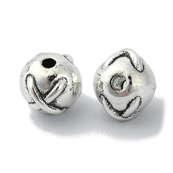 PandaHall Tibetan Style Alloy Beads, Round, Antique Silver, 8~9x7.5mm, Hole: 1.6mm, about 331pcs/500g Alloy Round
PandaHall Tibetan Style Alloy Beads, Round, Antique Silver, 8~9x7.5mm, Hole: 1.6mm, about 331pcs/500g Alloy Round