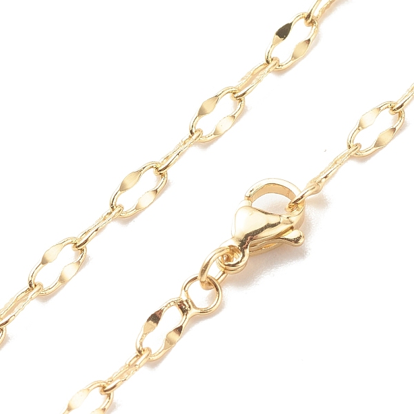 PandaHall Brass Paperclip Chains Necklace for Women, Cadmium Free & Lead Free, Real 18K Gold Plated, 17.40 inch(44.2cm) Brass
PandaHall Brass Paperclip Chains Necklace for Women, Cadmium Free & Lead Free, Real 18K Gold Plated, 17.40 inch(44.2cm) Brass