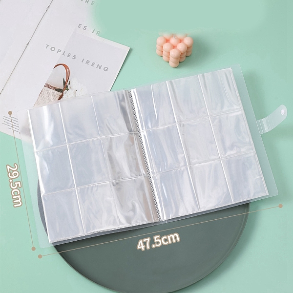 PandaHall 288 Pockets Transparent Jewelry Storage Book, with Zip Lock Bags, Jewelry Storage Organizer for Rings Necklaces Bracelets..., Clear
PandaHall 288 Pockets Transparent Jewelry Storage Book, with Zip Lock Bags, Jewelry Storage Organizer for Rings Necklaces Bracelets..., Clear