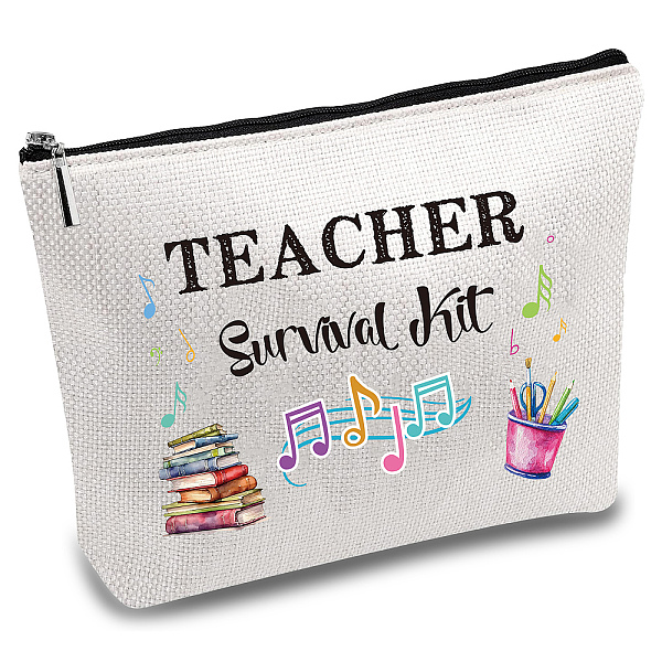 PandaHall Teachers' Day Polycotton Custom Canvas Storage Bags, Metal Zipper Pouches, Rectangle with Pattern, Word, 18x25cm Polycotton Word
PandaHall Teachers' Day Polycotton Custom Canvas Storage Bags, Metal Zipper Pouches, Rectangle with Pattern, Word, 18x25cm Polycotton Word
