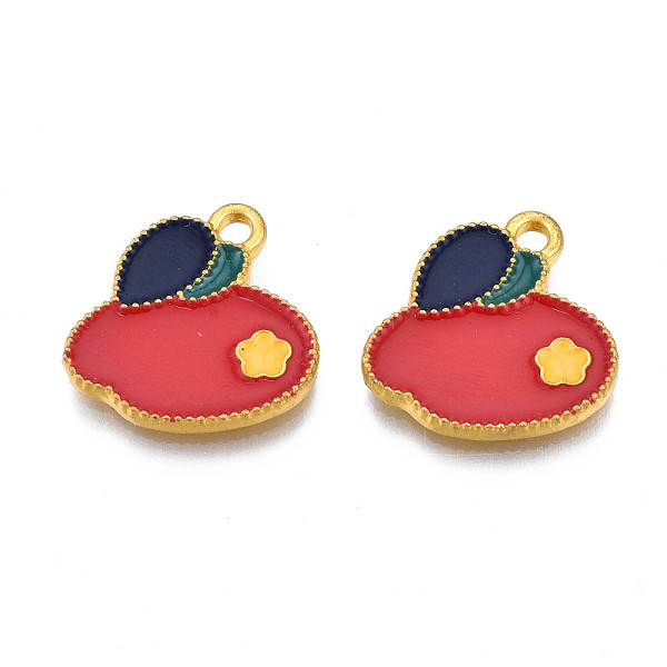 PandaHall Rack Plating Alloy Enamel Pendants, Cadmium Free & Lead Free, Golden, FireBrick, 16.5x17x2mm, Hole: 1.8mm Alloy+Enamel Others Red
PandaHall Rack Plating Alloy Enamel Pendants, Cadmium Free & Lead Free, Golden, FireBrick, 16.5x17x2mm, Hole: 1.8mm Alloy+Enamel Others Red