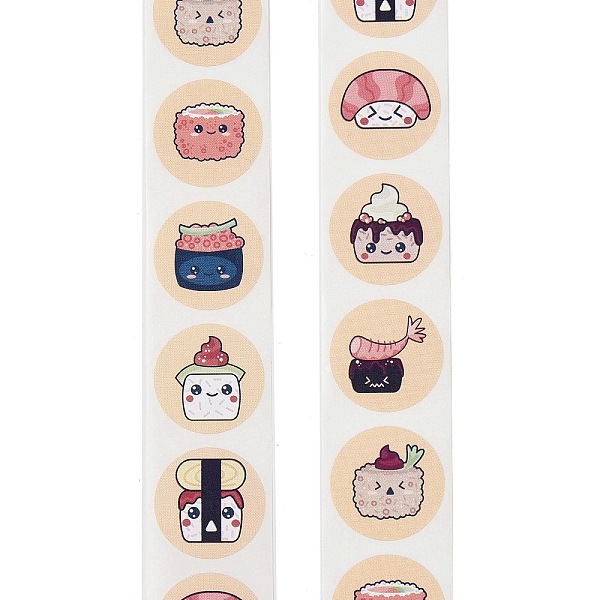 PandaHall Stickers Roll, Sushi Sticker Adhesive Label, for Decoration Party Accessories, Food, 25mm 500pcs/roll Paper Food
PandaHall Stickers Roll, Sushi Sticker Adhesive Label, for Decoration Party Accessories, Food, 25mm 500pcs/roll Paper Food
