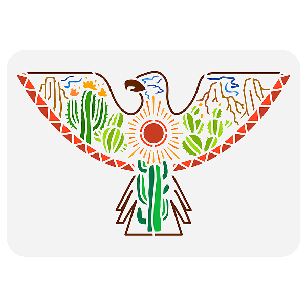 PandaHall Plastic Drawing Painting Stencils Templates, for Painting on Scrapbook Fabric Tiles Floor Furniture Wood, Rectangle, Eagle...
PandaHall Plastic Drawing Painting Stencils Templates, for Painting on Scrapbook Fabric Tiles Floor Furniture Wood, Rectangle, Eagle...