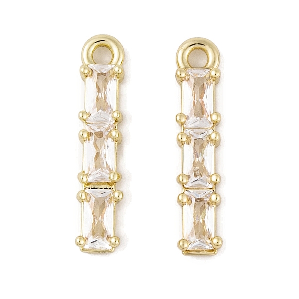 PandaHall Brass Micro Pave Clear Cubic Zirconia Pendants, Long-Lasting Plated, Rectangle Charms, Real 14K Gold Plated, 19x4x3.5mm, Hole...
PandaHall Brass Micro Pave Clear Cubic Zirconia Pendants, Long-Lasting Plated, Rectangle Charms, Real 14K Gold Plated, 19x4x3.5mm, Hole...