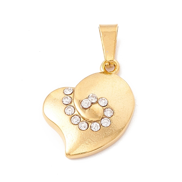 PandaHall Vacuum Plating 304 Stainless Steel Pendant, Heart, Golden, 18x13x3mm, Hole: 6.3x3mm 304 Stainless Steel Heart
PandaHall Vacuum Plating 304 Stainless Steel Pendant, Heart, Golden, 18x13x3mm, Hole: 6.3x3mm 304 Stainless Steel Heart