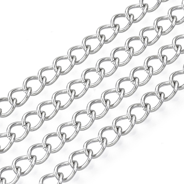 PandaHall 304 Stainless Steel Curb Chains, Unwelded, with Spool, Stainless Steel Color, 5x4x0.6mm, about 32.8 Feet(10m)/roll 304 Stainless...
PandaHall 304 Stainless Steel Curb Chains, Unwelded, with Spool, Stainless Steel Color, 5x4x0.6mm, about 32.8 Feet(10m)/roll 304 Stainless...