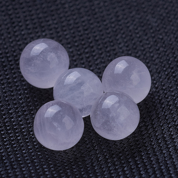 PandaHall Natural Rose Quartz Beads, Gemstone Sphere, Undrilled/No Hole, Round, 6mm Rose Quartz Round
PandaHall Natural Rose Quartz Beads, Gemstone Sphere, Undrilled/No Hole, Round, 6mm Rose Quartz Round
