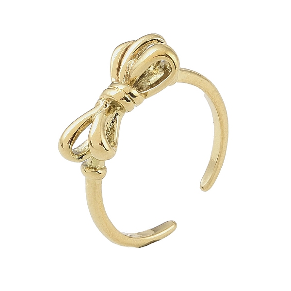 PandaHall 304 Stainless Steel Open Cuff Rings for Women, Golden, Bowknot, Adjustable, Bowknot: 16x7.5mm 304 Stainless Steel Bowknot
PandaHall 304 Stainless Steel Open Cuff Rings for Women, Golden, Bowknot, Adjustable, Bowknot: 16x7.5mm 304 Stainless Steel Bowknot