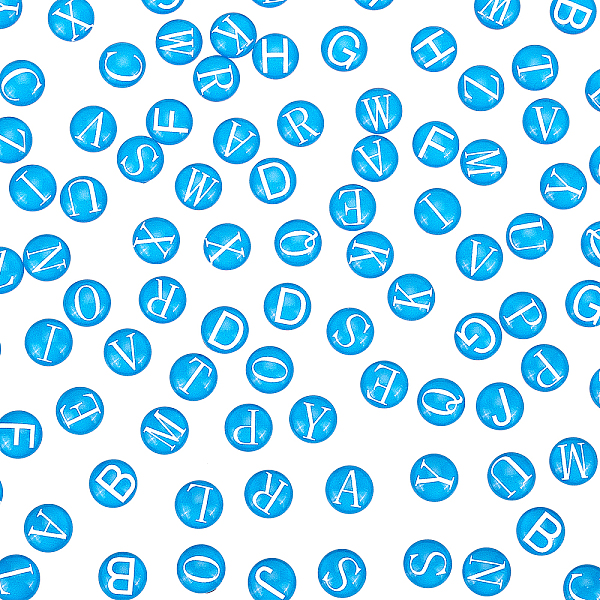 PandaHall Glass Cabochons, Half Round/Dome with Alphabet, For Jewelry Making, Blue, 12x4mm, 104pcs/box Glass Letter A~Z Blue
PandaHall Glass Cabochons, Half Round/Dome with Alphabet, For Jewelry Making, Blue, 12x4mm, 104pcs/box Glass Letter A~Z Blue