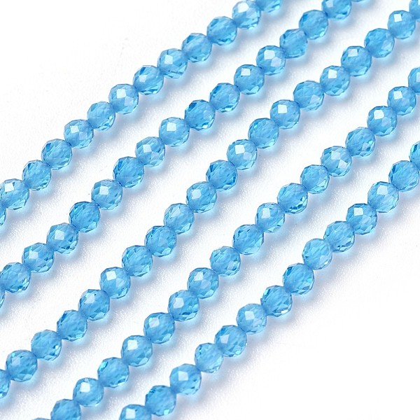 PandaHall Transparent Glass Beads Strands, Faceted, Round, Sky Blue, 2mm, Hole: 0.5mm, about 164~182pcs/strand, 14.8~15.7 inch(37.5~40cm)...
PandaHall Transparent Glass Beads Strands, Faceted, Round, Sky Blue, 2mm, Hole: 0.5mm, about 164~182pcs/strand, 14.8~15.7 inch(37.5~40cm)...