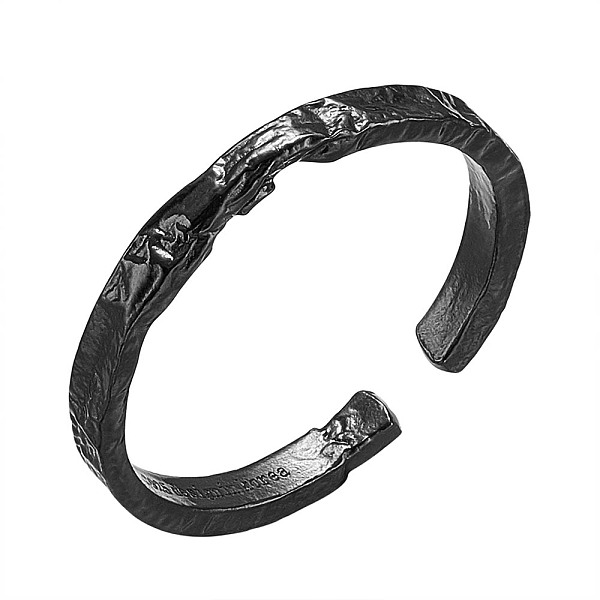 PandaHall SHEGRACE Textured 925 Sterling Silver Cuff Rings, Open Rings, Hammered, Gunmetal, US Size 5, Inner Diameter: 16mm Sterling Silver
PandaHall SHEGRACE Textured 925 Sterling Silver Cuff Rings, Open Rings, Hammered, Gunmetal, US Size 5, Inner Diameter: 16mm Sterling Silver