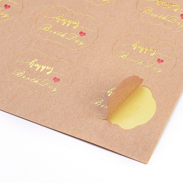 PandaHall Birthday Sealing Stickers, Label Paster Picture Stickers, for Gift Packaging, Oval with Word Happy Birthday, Peru, 20x30mm Paper..., Brown
PandaHall Birthday Sealing Stickers, Label Paster Picture Stickers, for Gift Packaging, Oval with Word Happy Birthday, Peru, 20x30mm Paper..., Brown