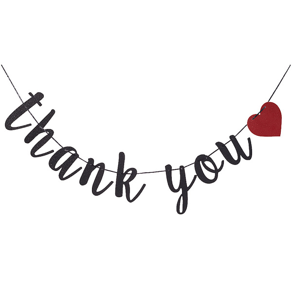 PandaHall GORGECRAFT Thank You Banners We Appreciate You Banner Black Glitter Thanksgiving Day Paper Garlands Colorful Hanging Streamer for...
PandaHall GORGECRAFT Thank You Banners We Appreciate You Banner Black Glitter Thanksgiving Day Paper Garlands Colorful Hanging Streamer for...