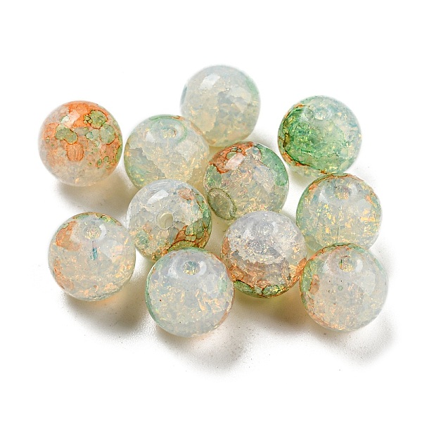 PandaHall Transparent Spray Painting Crackle Glass Beads, Round, Colorful, 10mm, Hole: 1.6mm, 200pcs/bag Glass Round
PandaHall Transparent Spray Painting Crackle Glass Beads, Round, Colorful, 10mm, Hole: 1.6mm, 200pcs/bag Glass Round